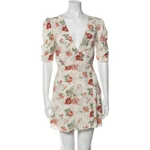 Reformation Floral Mini Dress